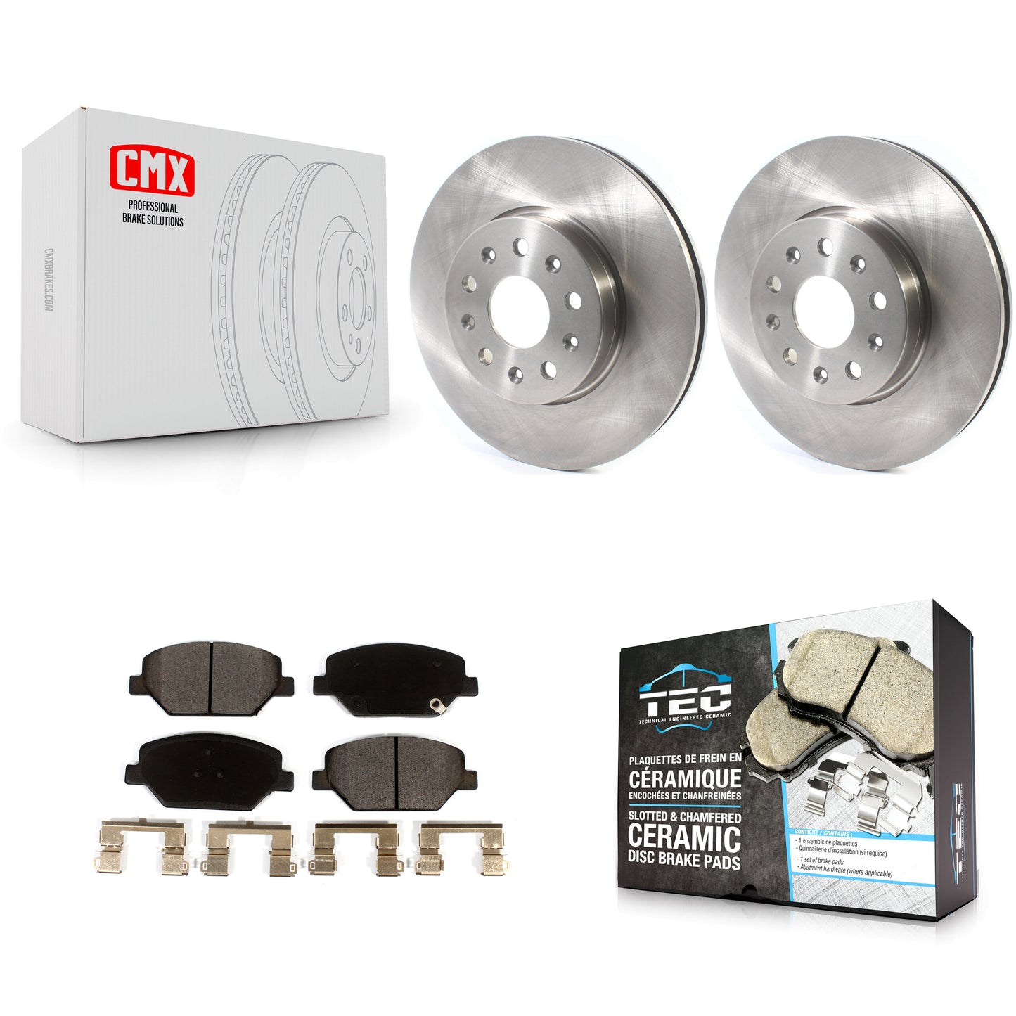 [Avant] Kit de Disque et plaquette (céramique) de frein pour Chevrolet Camaro sans Brembo Calipers K8T-103036