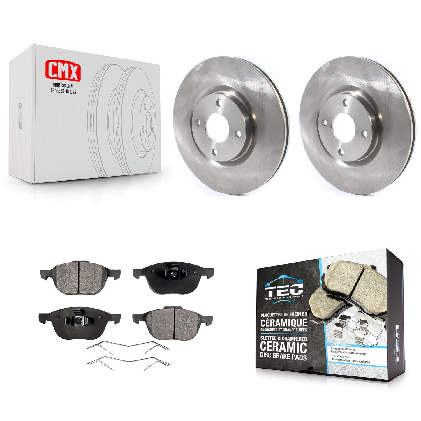 [Avant] Kit de Disque et plaquette (céramique) de frein pour 2018-2022 Ford EcoSport K8T-103041
