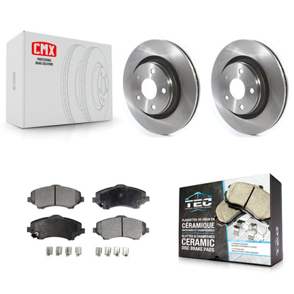[Avant] Kit de Disque et plaquette (céramique) de frein pour Jeep Wrangler JK avec 332mm Diameter Rotor K8T-103042
