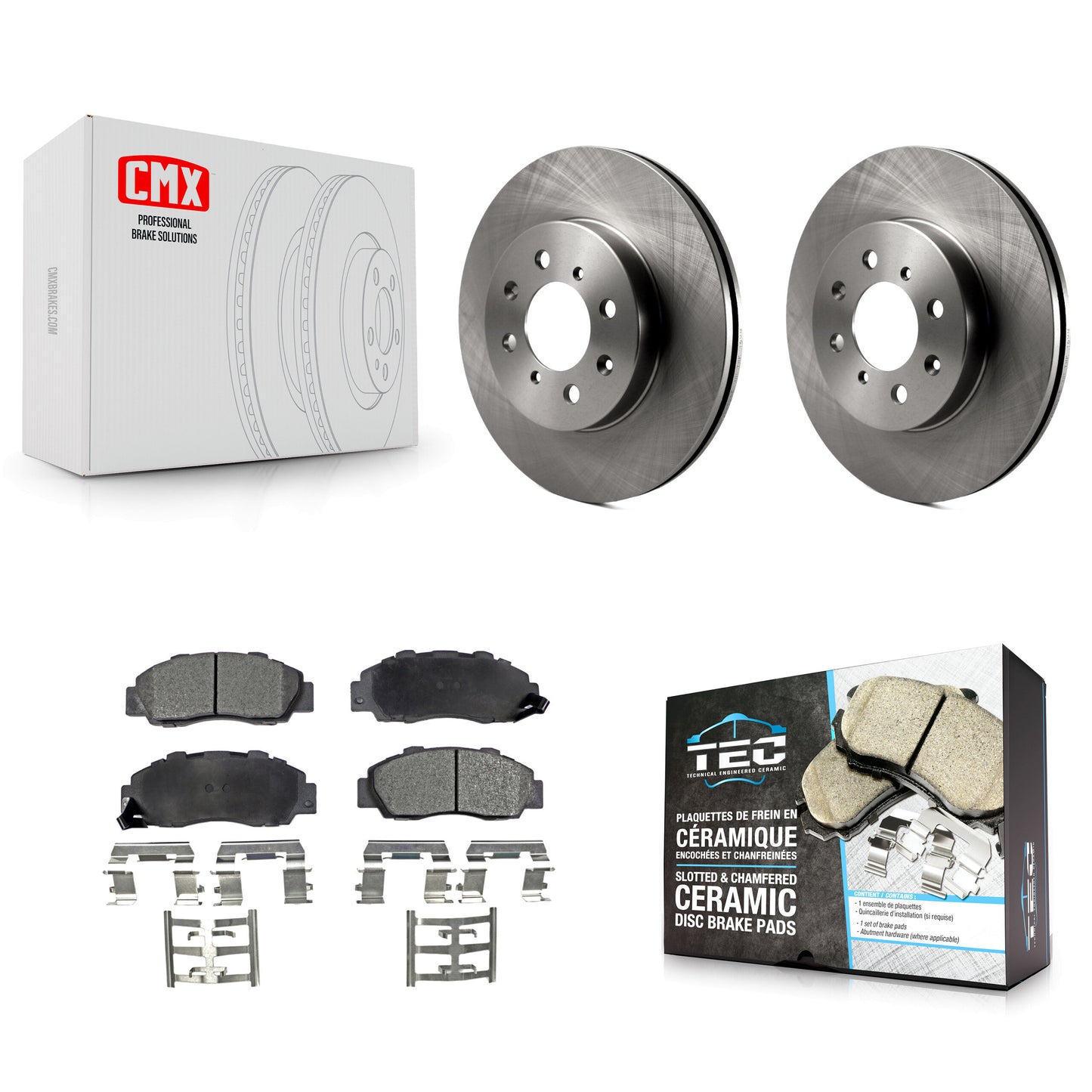 [Avant] Kit de Disque et plaquette (céramique) de frein pour 1992-1993 Acura Integra GS-R K8T-103043