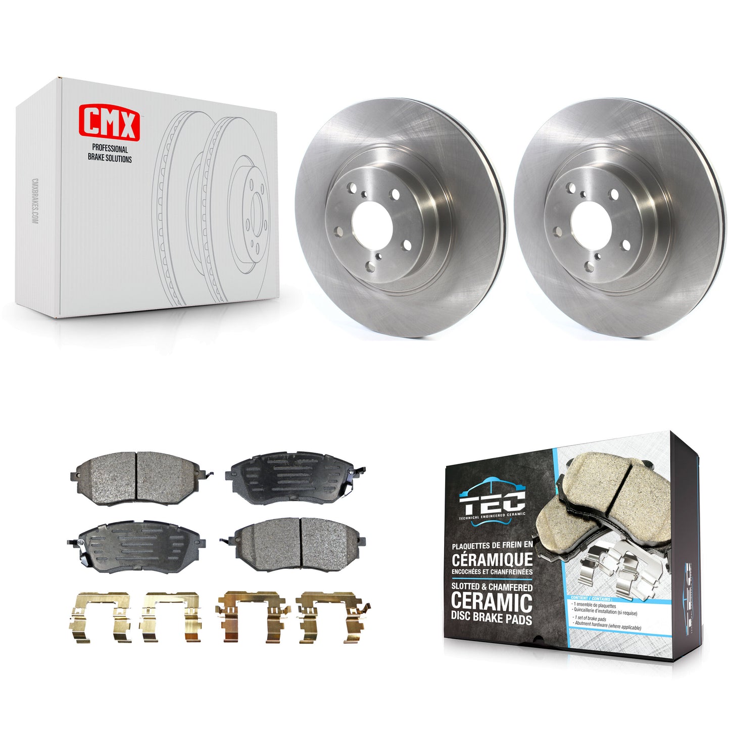 [Avant] Kit de Disque et plaquette (céramique) de frein pour 2009 Subaru Legacy 3.0 R avec 3.0L avec 292mm Diameter Rotor K8T-103045