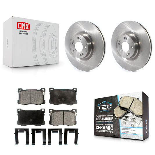 [Avant] Kit de Disque et plaquette (céramique) de frein pour Hyundai Genesis G80 Kia K900 3.8L K8T-103052
