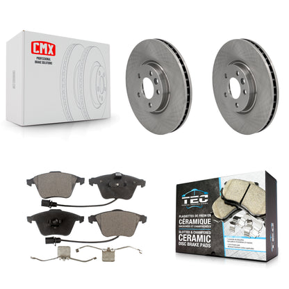[Avant] Kit de Disque et plaquette (céramique) de frein pour Volkswagen CC avec 340mm Diameter Rotor K8T-103054