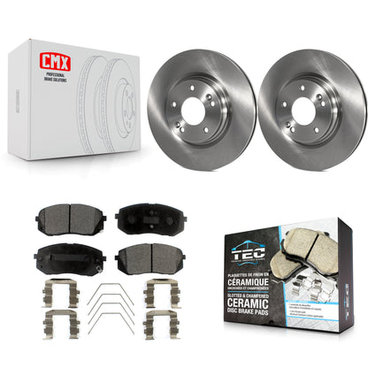 [Avant] Kit de Disque et plaquette (céramique) de frein pour Kia Soul Hyundai Kona Elantra GT Veloster Forte Seltos K8T-103060