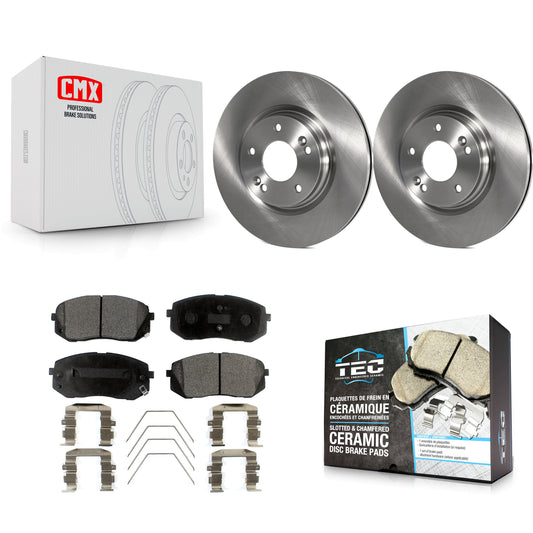 [Avant] Kit de Disque et plaquette (céramique) de frein pour Kia Soul Hyundai Kona Elantra GT Veloster Forte Seltos K8T-103060