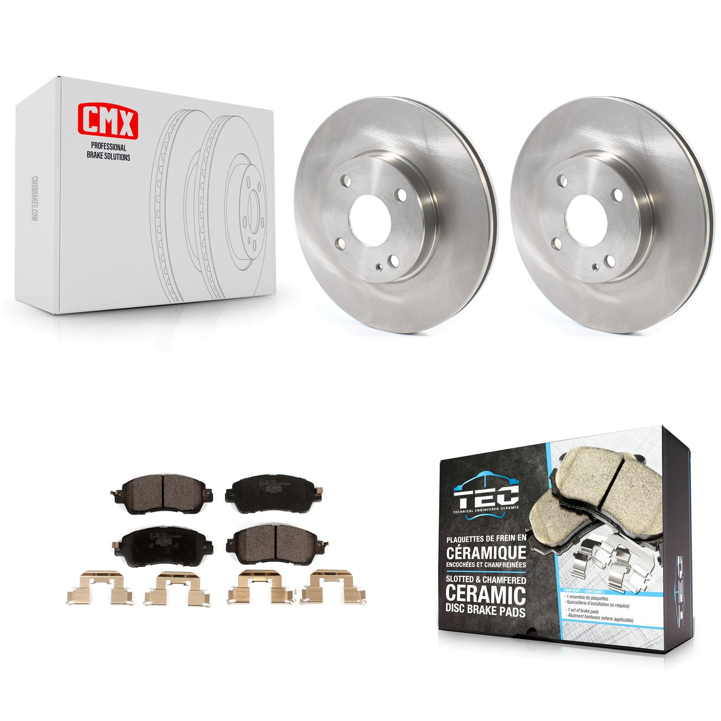 [Avant] Kit de Disque et plaquette (céramique) de frein pour Toyota Yaris iA Scion K8T-103062