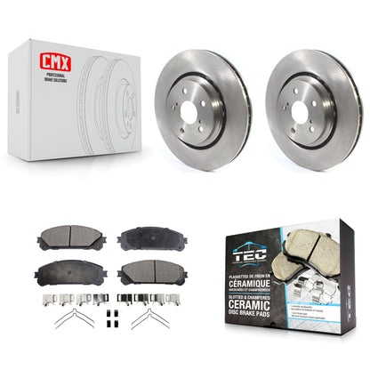 [Avant] Kit de Disque et plaquette (céramique) de frein pour Lexus RX350 RX450h Toyota RX350L Camry RX450hL Avalon Crown NX250 NX350 NX350h K8T-103063
