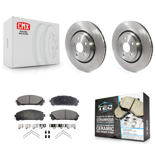 [Avant] Kit de Disque et plaquette (céramique) de frein pour Lexus RX350 RX450h Toyota RX350L Camry RX450hL Avalon Crown NX250 NX350 NX350h K8T-103063