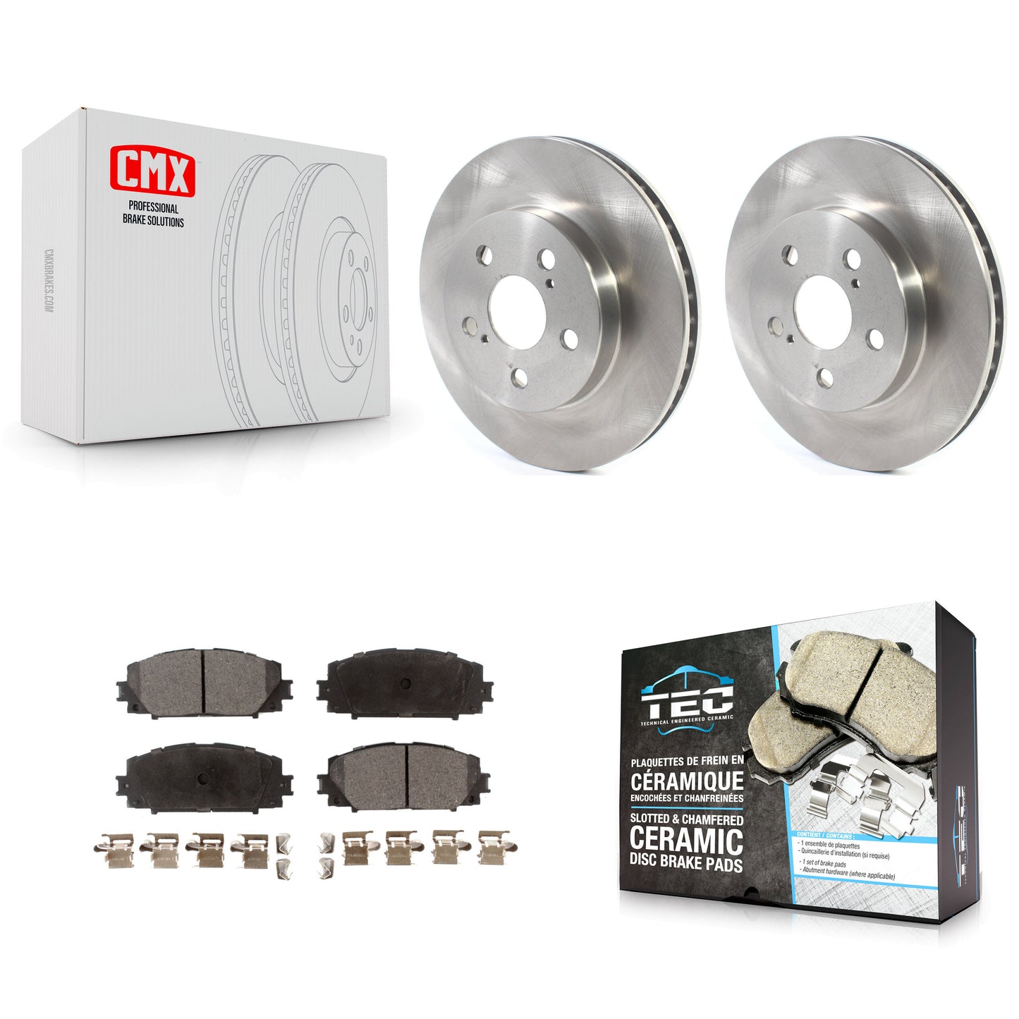 [Avant] Kit de Disque et plaquette (céramique) de frein pour Toyota Prius Corolla Prime AWD-e K8T-103064