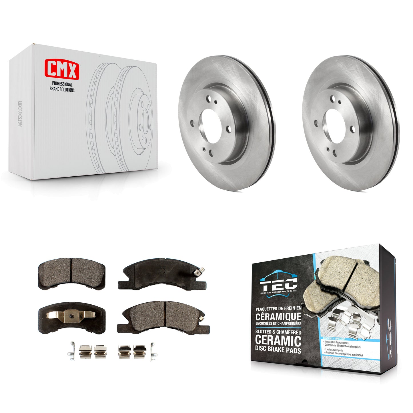 [Avant] Kit de Disque et plaquette (céramique) de frein pour 2017-2022 Mitsubishi Mirage G4 K8T-103065