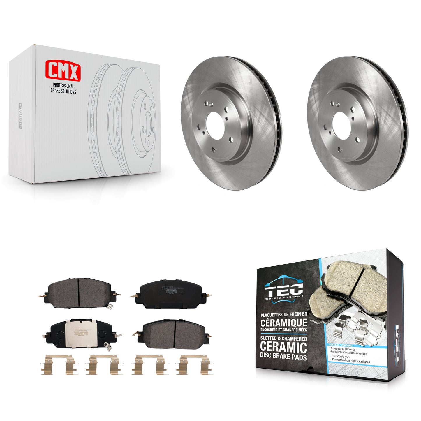 [Avant] Kit de Disque et plaquette (céramique) de frein pour Honda CR-V K8T-103068