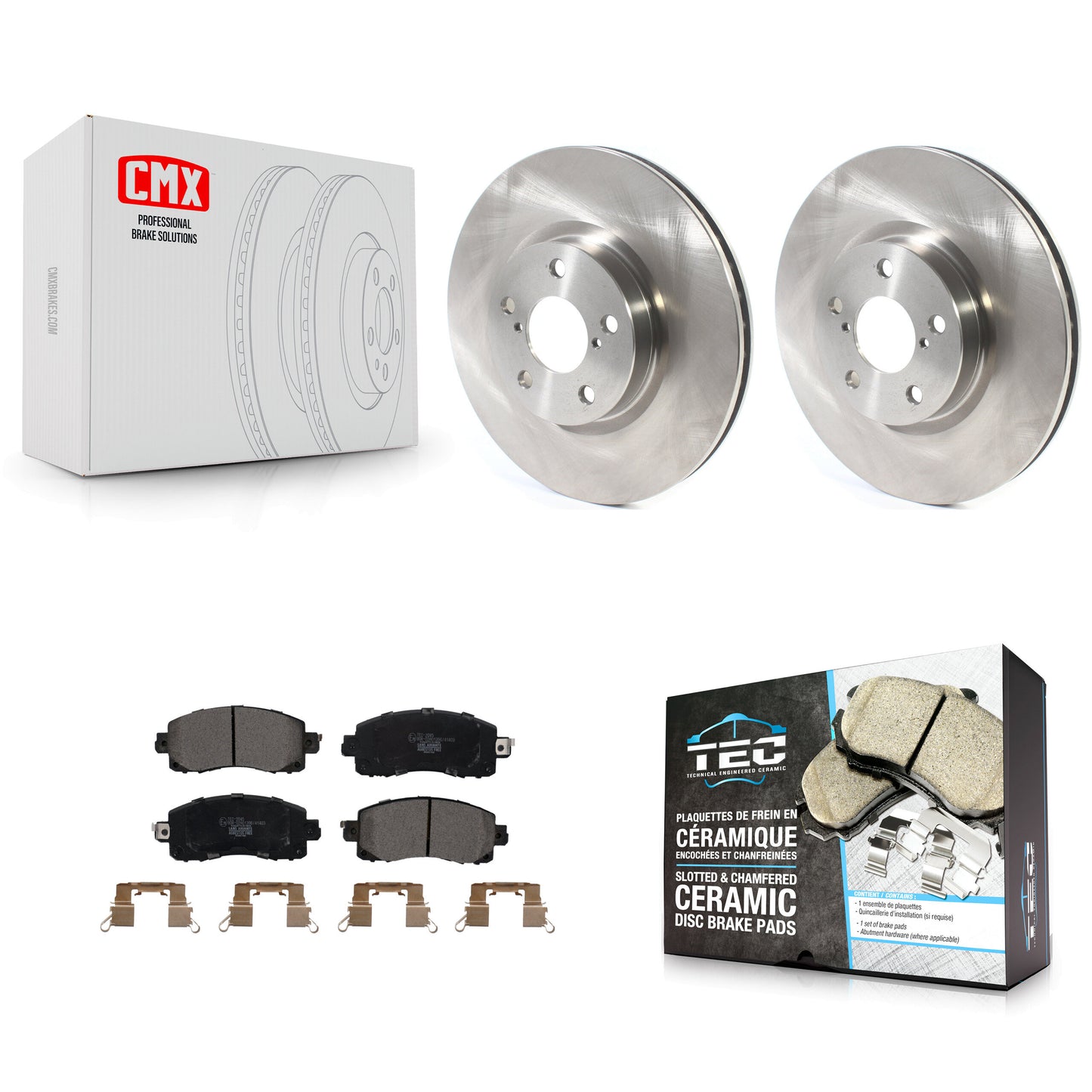 [Avant] Kit de Disque et plaquette (céramique) de frein pour 2017-2021 Subaru Impreza avec 276mm Diameter Rotor K8T-103071