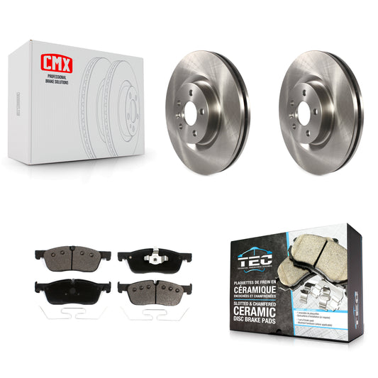 [Avant] Kit de Disque et plaquette (céramique) de frein pour Land Rover Discovery Sport Range Evoque Jaguar E-Pace K8T-103074