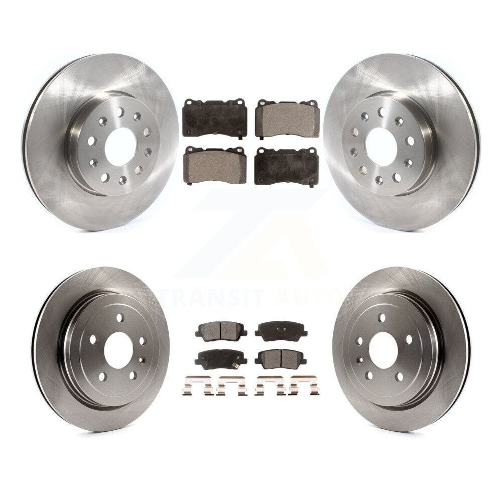 [Avant + Arrière] Kit de Disque et plaquette (céramique) de frein pour Cadillac CTS K8T-103078