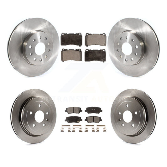 [Avant + Arrière] Kit de Disque et plaquette (céramique) de frein pour Cadillac CTS K8T-103078