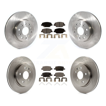 [Avant + Arrière] Kit de Disque et plaquette (céramique) de frein pour Chevrolet Camaro sans Brembo Calipers K8T-103084