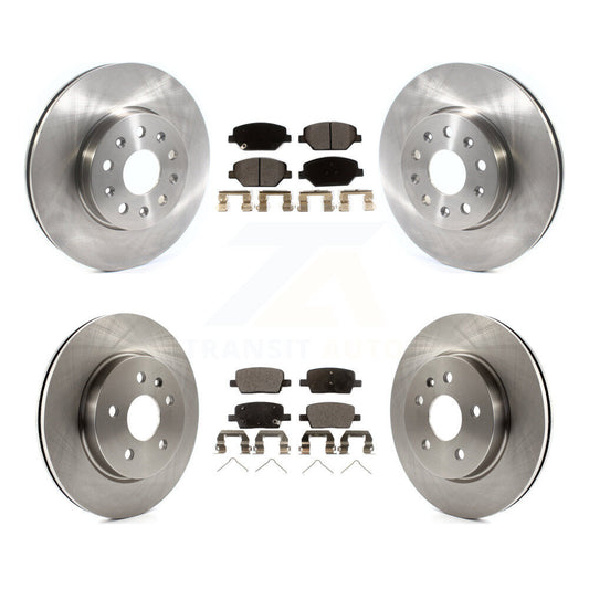 [Avant + Arrière] Kit de Disque et plaquette (céramique) de frein pour Chevrolet Camaro sans Brembo Calipers K8T-103084