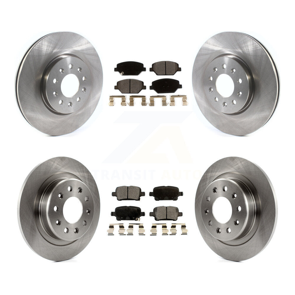 [Avant + Arrière] Kit de Disque et plaquette (céramique) de frein pour Chevrolet Equinox GMC Terrain Buick LaCrosse K8T-103085