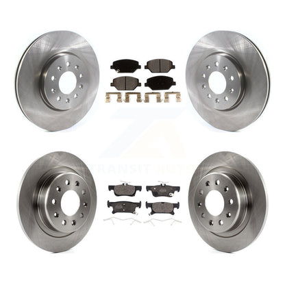 [Avant + Arrière] Kit de Disque et plaquette (céramique) de frein pour 2016-2018 Buick Envision avec 288mm Diameter Rotor K8T-103086