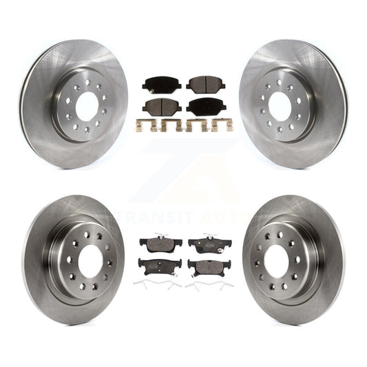 [Avant + Arrière] Kit de Disque et plaquette (céramique) de frein pour 2016-2018 Buick Envision avec 288mm Diameter Rotor K8T-103086