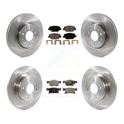 [Avant + Arrière] Kit de Disque et plaquette (céramique) de frein pour 2016-2018 Buick Envision avec 315mm Diameter Rotor K8T-103087