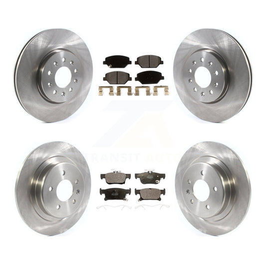 [Avant + Arrière] Kit de Disque et plaquette (céramique) de frein pour 2016-2018 Buick Envision avec 315mm Diameter Rotor K8T-103087