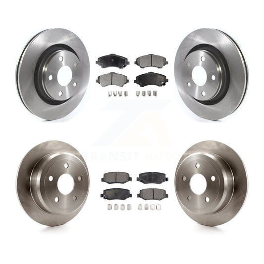 [Avant + Arrière] Kit de Disque et plaquette (céramique) de frein pour Jeep Wrangler JK avec 332mm Diameter Rotor K8T-103094