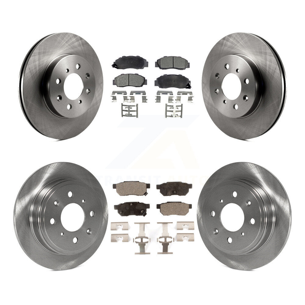 [Avant + Arrière] Kit de Disque et plaquette (céramique) de frein pour 1992-1993 Acura Integra GS-R K8T-103095