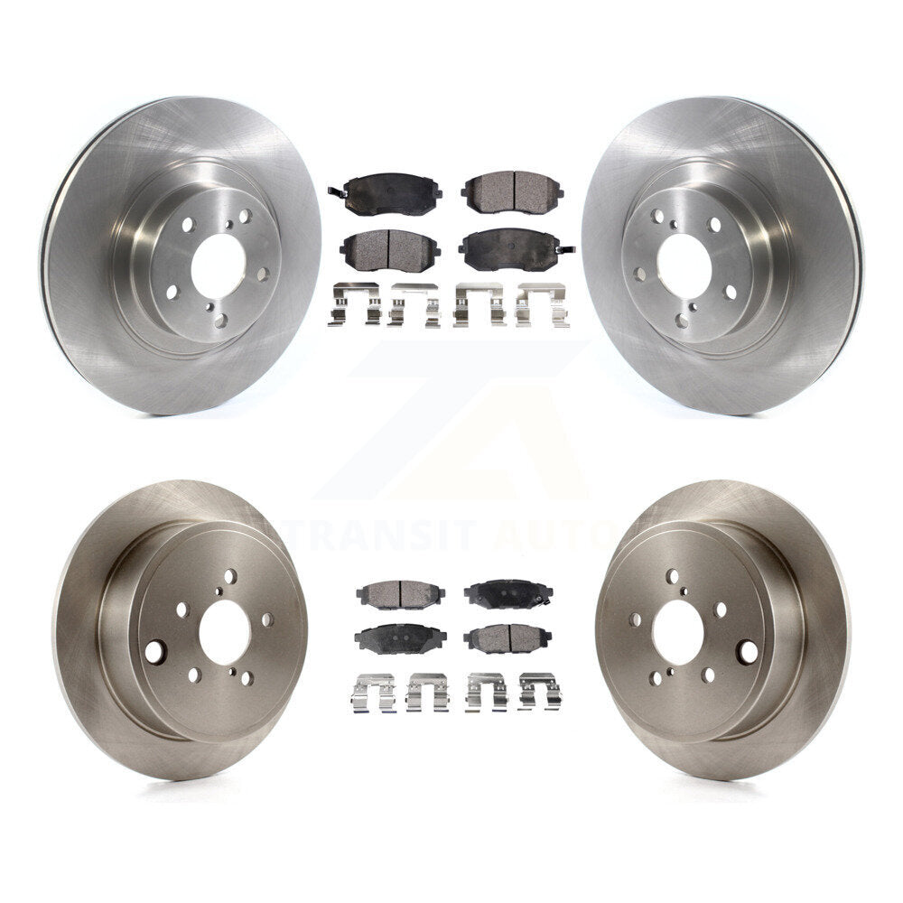 [Avant + Arrière] Kit de Disque et plaquette (céramique) de frein pour Subaru Outback Forester Impreza Legacy K8T-103108