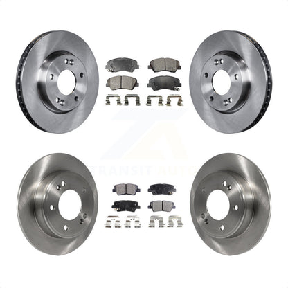 [Avant + Arrière] Kit de Disque et plaquette (céramique) de frein pour 2014 Kia Forte5 EX K8T-103113 par Transit Auto