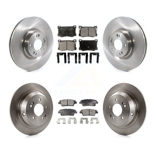 [Avant + Arrière] Kit de Disque et plaquette (céramique) de frein pour Hyundai Genesis G80 Kia K900 3.8L K8T-103115