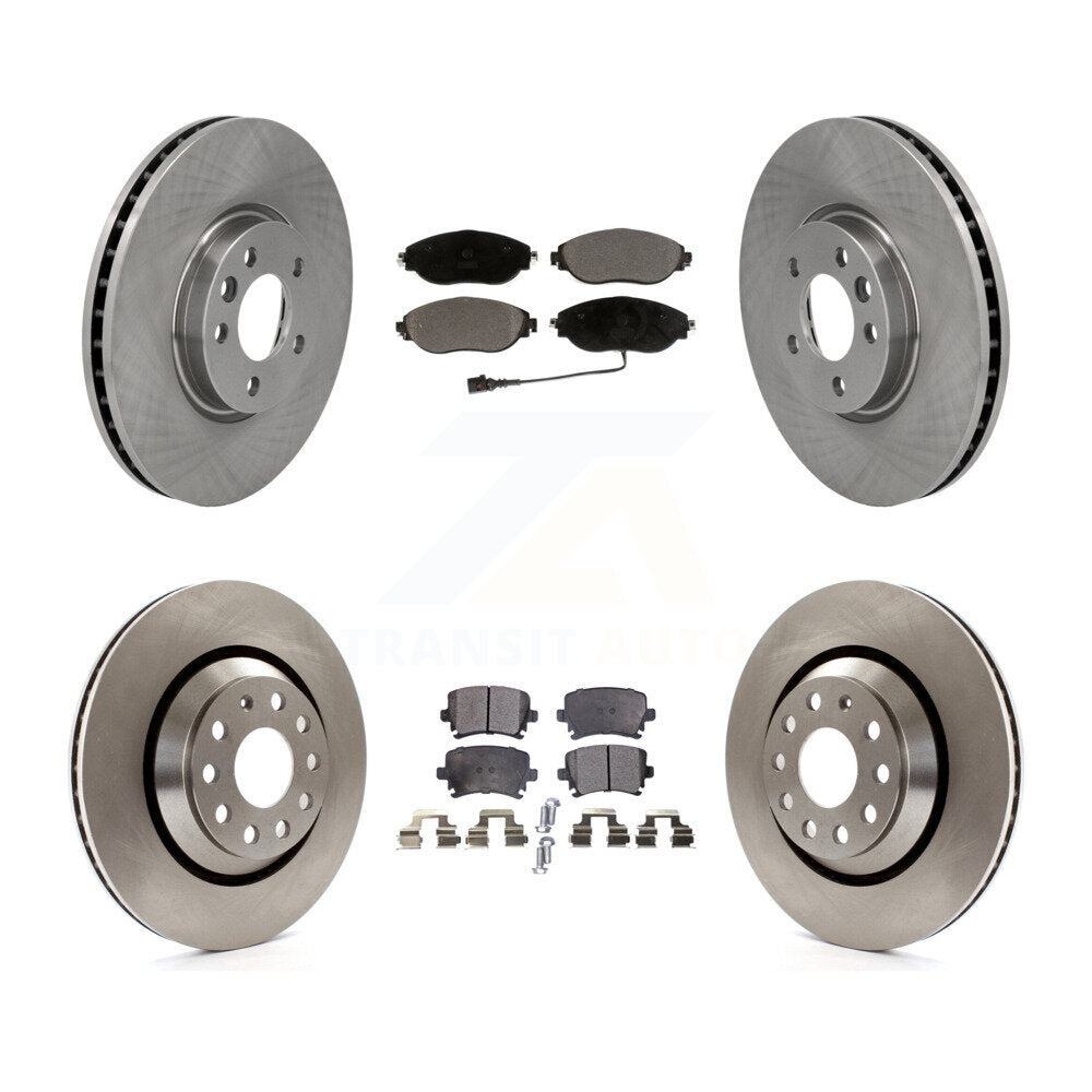 [Avant + Arrière] Kit de Disque et plaquette (céramique) de frein pour Volkswagen CC AWD K8T-103119