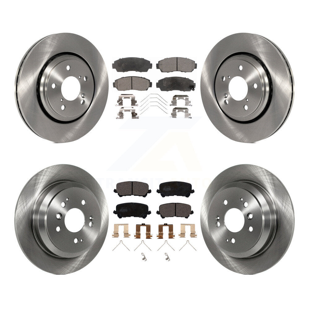 [Avant + Arrière] Kit de Disque et plaquette (céramique) de frein pour 2019-2022 Honda Passport K8T-103121