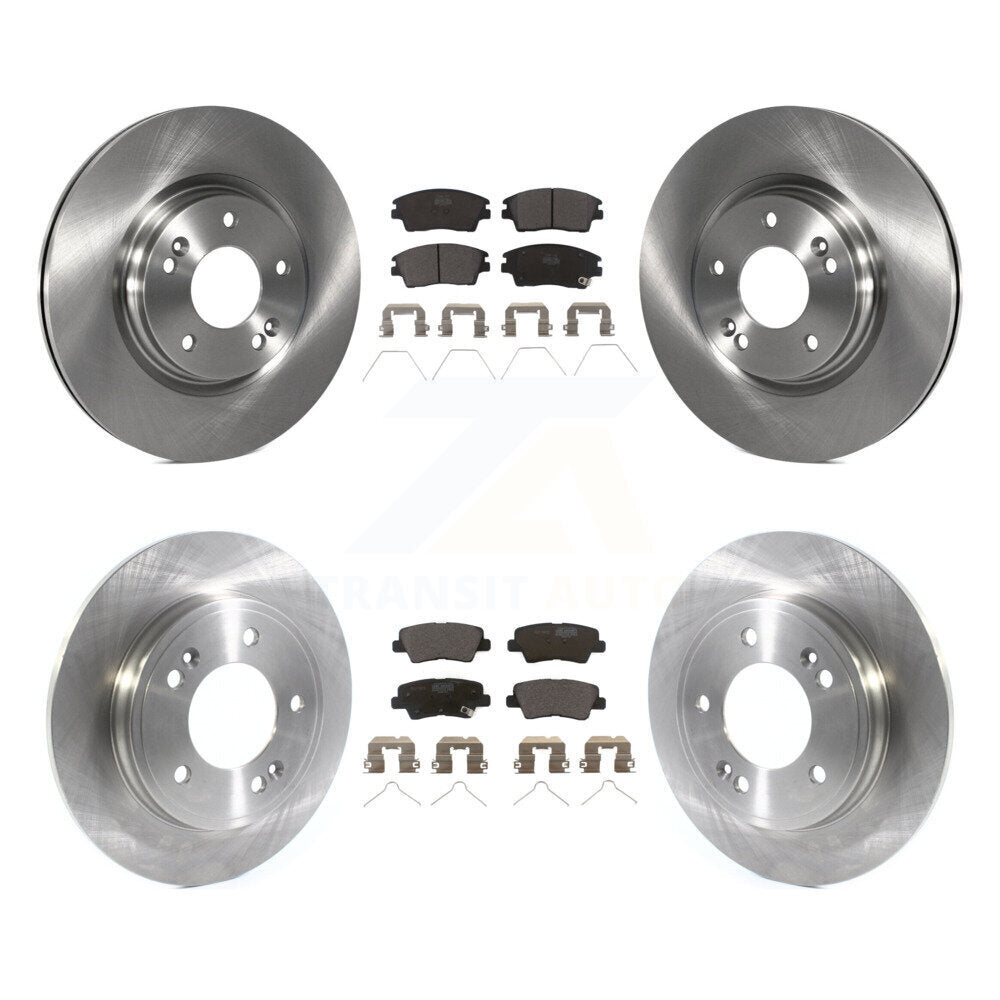[Avant + Arrière] Kit de Disque et plaquette (céramique) de frein pour 2017-2020 Hyundai Elantra 1.6L K8T-103129