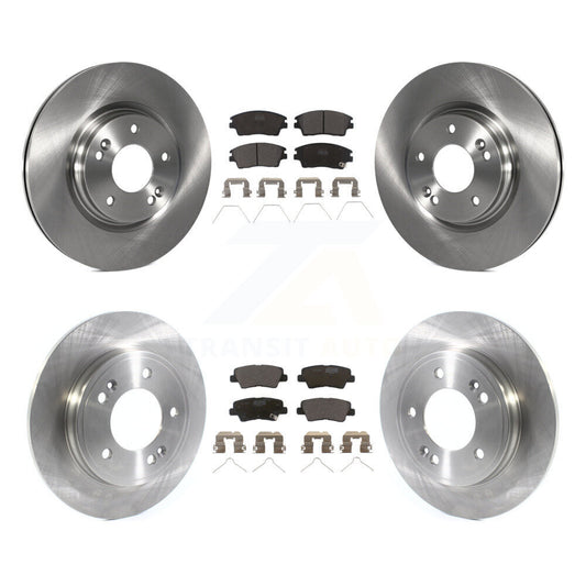 [Avant + Arrière] Kit de Disque et plaquette (céramique) de frein pour 2017-2020 Hyundai Elantra 1.6L K8T-103129