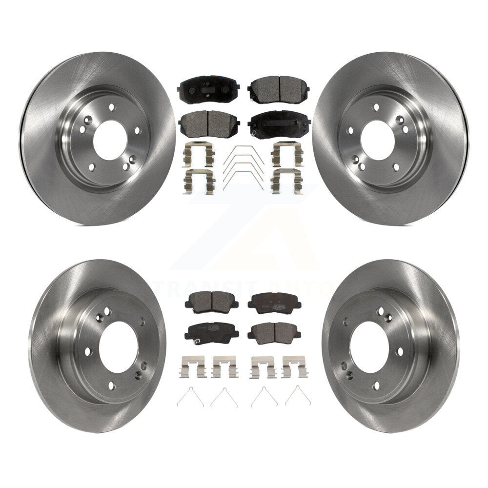 [Avant + Arrière] Kit de Disque et plaquette (céramique) de frein pour Kia Soul Forte K8T-103130