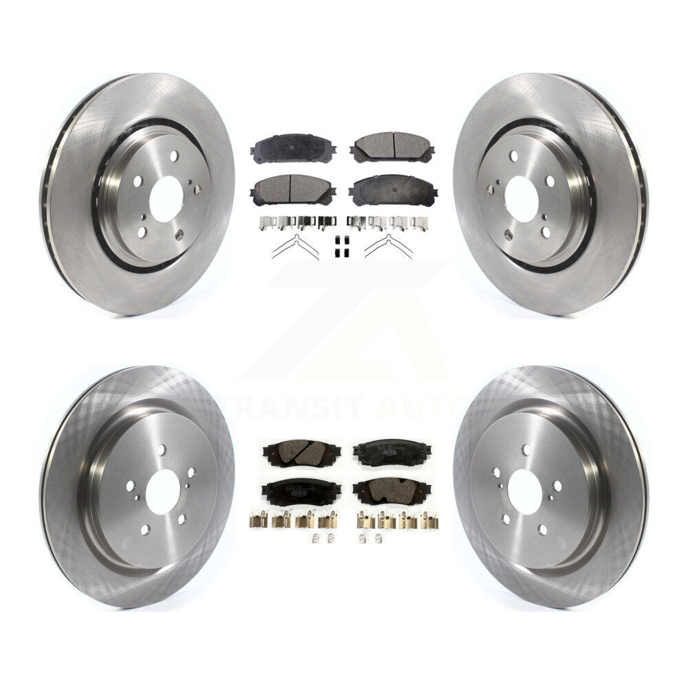 [Avant + Arrière] Kit de Disque et plaquette (céramique) de frein pour Lexus RX350 RX450h RX350L RX450hL K8T-103134