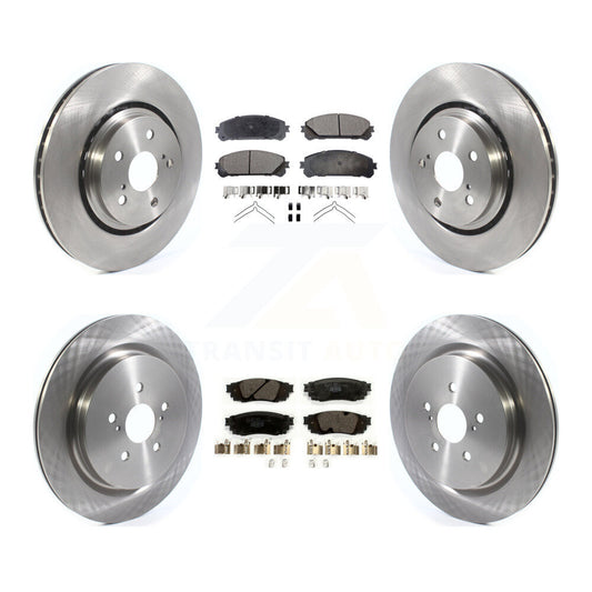 [Avant + Arrière] Kit de Disque et plaquette (céramique) de frein pour Lexus RX350 RX450h RX350L RX450hL K8T-103134