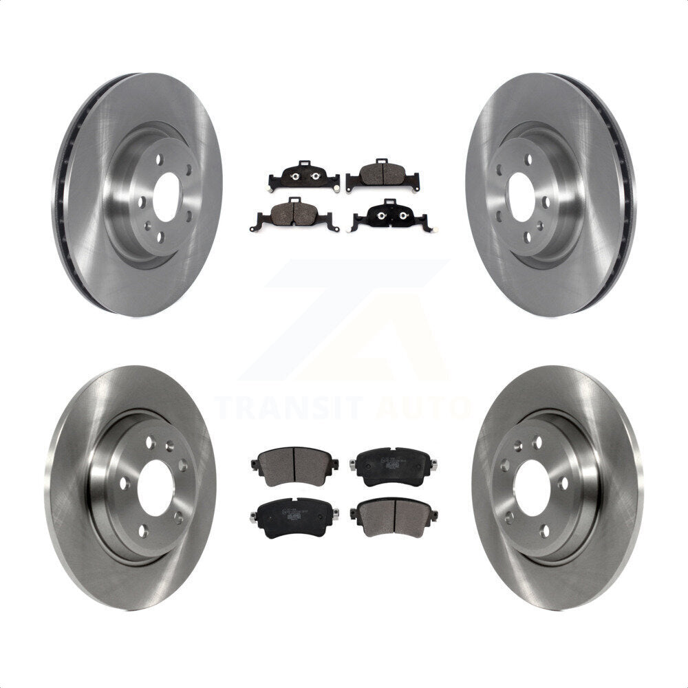 [Avant + Arrière] Kit de Disque et plaquette (céramique) de frein pour Audi A4 Quattro K8T-103139 par Transit Auto