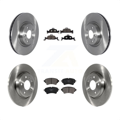[Avant + Arrière] Kit de Disque et plaquette (céramique) de frein pour Audi A4 Quattro K8T-103139 par Transit Auto