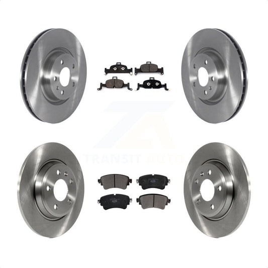 [Avant + Arrière] Kit de Disque et plaquette (céramique) de frein pour Audi A4 Quattro K8T-103139 par Transit Auto