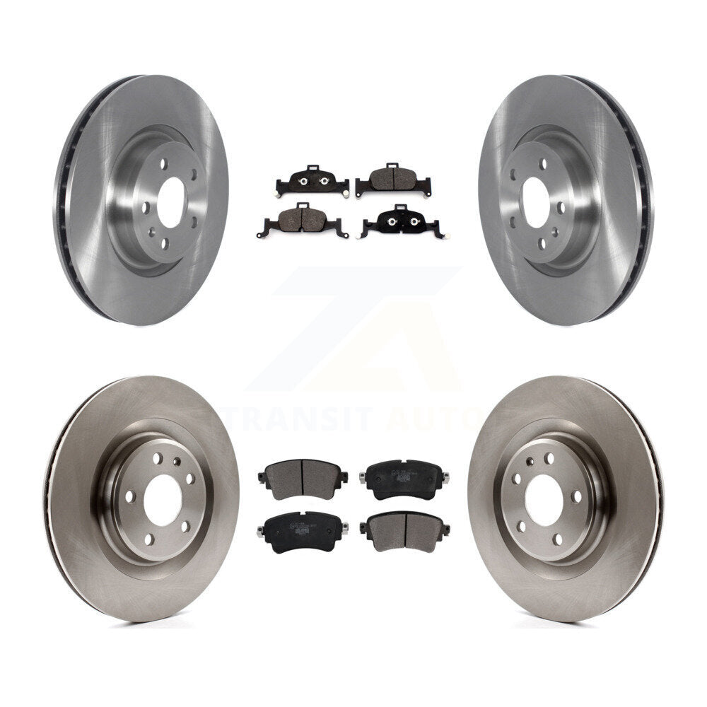 [Avant + Arrière] Kit de Disque et plaquette (céramique) de frein pour Audi Q5 A5 Quattro A4 A6 Sportback allroad K8T-103140