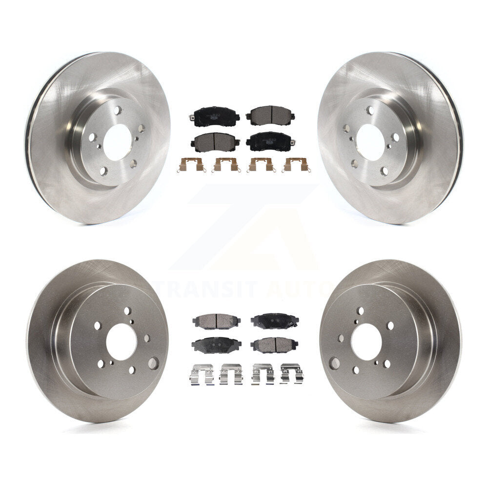 [Avant + Arrière] Kit de Disque et plaquette (céramique) de frein pour 2017-2021 Subaru Impreza avec 276mm Diameter Rotor K8T-103146