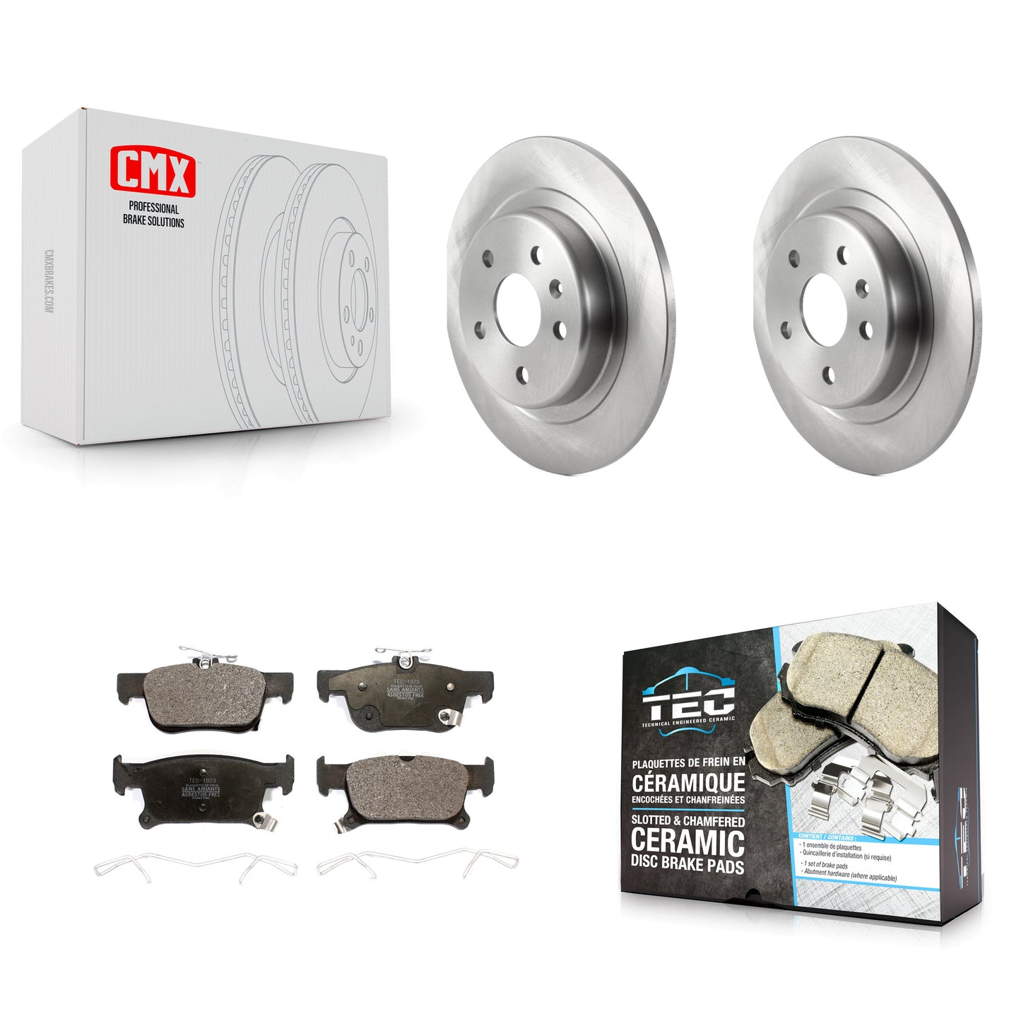 [Arrière] Kit de Disque et plaquette (céramique) de frein pour 2019-2020 Buick Envision avec 315mm Diameter Rotor K8T-103153