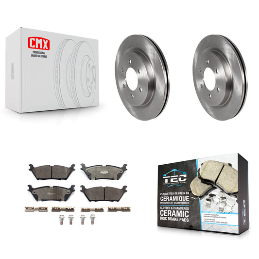[Arrière] Kit de Disque et plaquette (céramique) de frein pour Ford F-150 Expedition Lincoln Navigator K8T-103155
