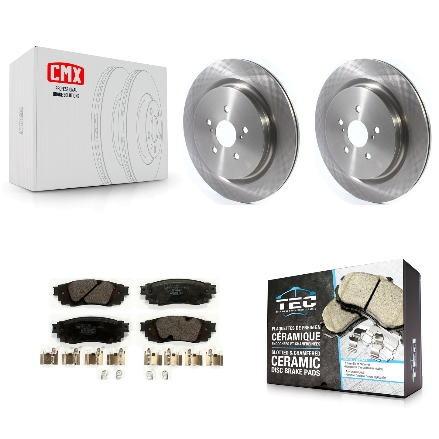 [Arrière] Kit de Disque et plaquette (céramique) de frein pour Lexus RX350 RX450h RX350L RX450hL K8T-103162