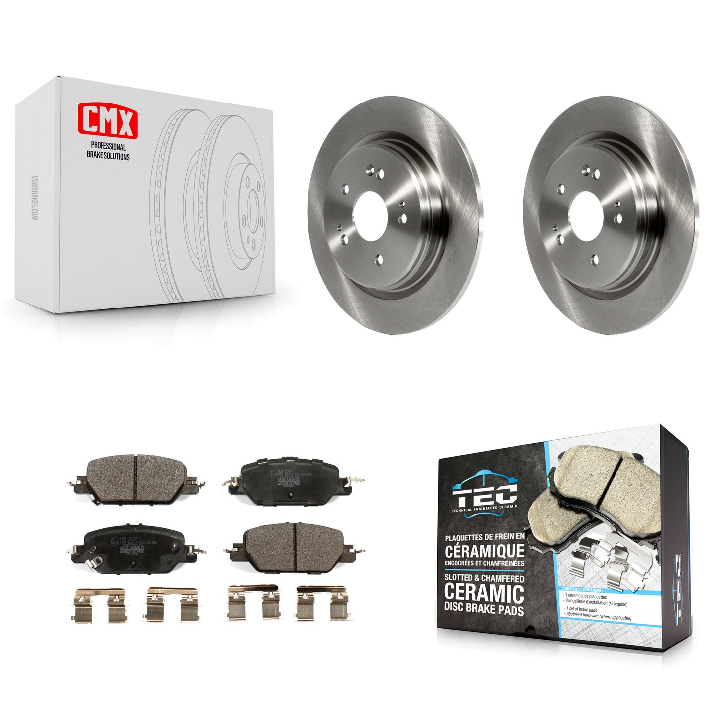 [Arrière] Kit de Disque et plaquette (céramique) de frein pour 2017-2022 Honda CR-V K8T-103173