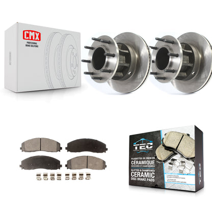 [Avant] Kit de Disque et plaquette (céramique) de frein pour Ford F-350 Super Duty F-250 avec Dual Rear Wheels RWD K8T-103176