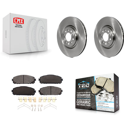 [Avant] Kit de Disque et plaquette (céramique) de frein pour 2014-2021 Jeep Cherokee avec Dual Piston Caliper K8T-103181