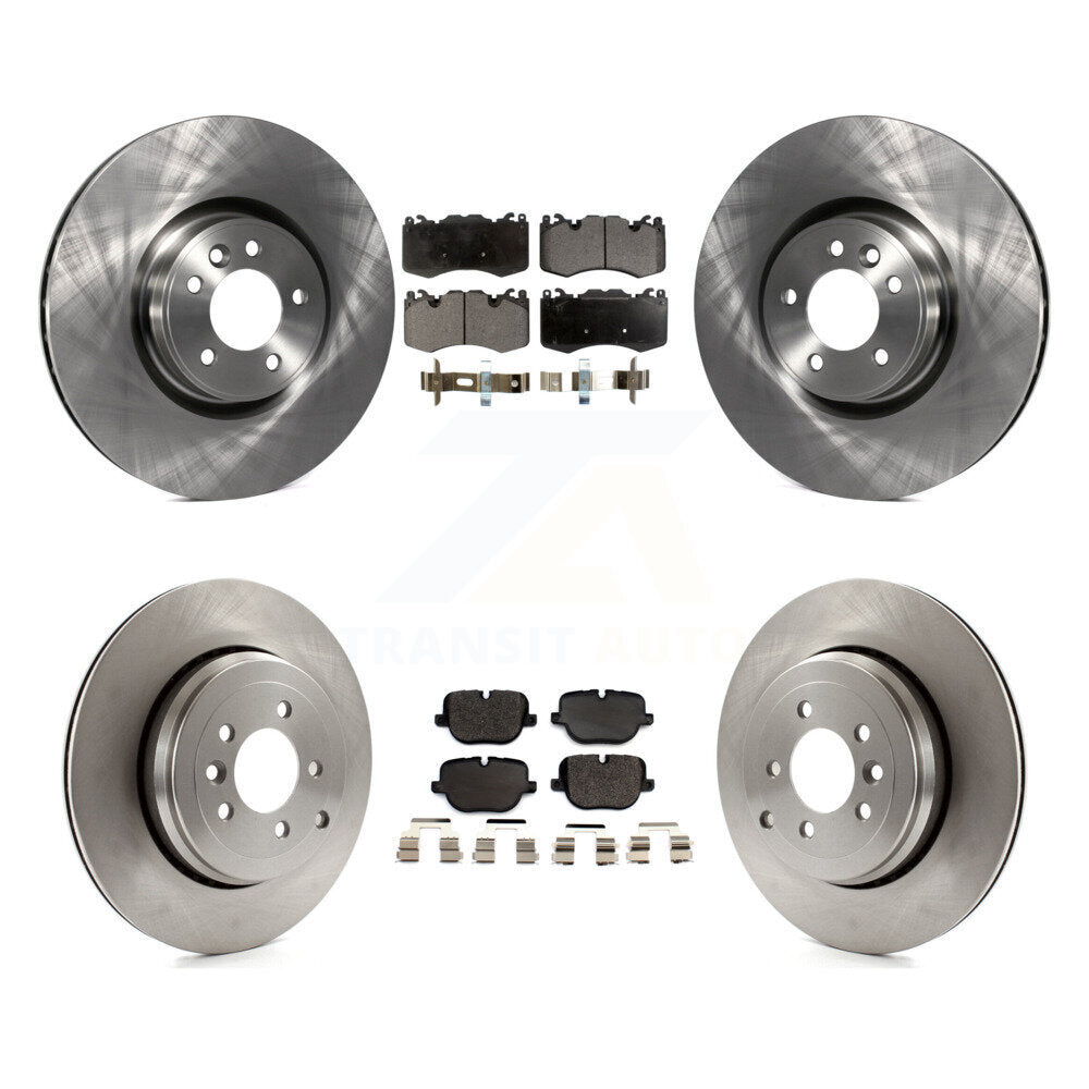 [Avant + Arrière] Kit de Disque et plaquette (céramique) de frein pour 2010-2013 Land Rover Range Sport Supercharged K8T-103191